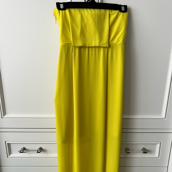 BCBG - Yellow Cocktail Dress - Picture 5 of 6